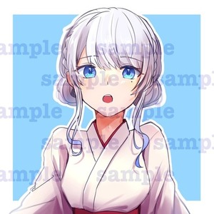 SNSアイコン、イラスト作成します