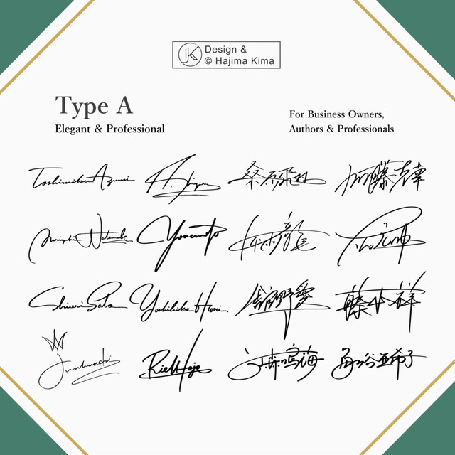 Custom Handwritten Signatureの商品画像2枚目