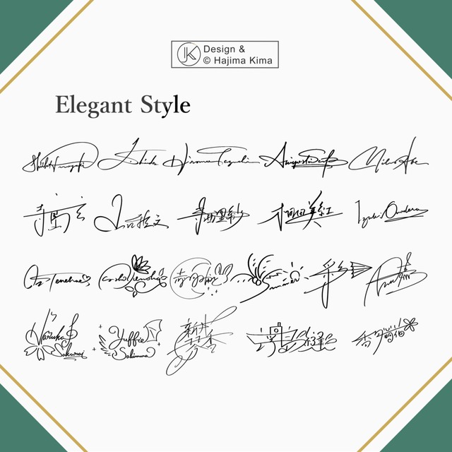 Custom Handwritten Signatureの商品画像4枚目