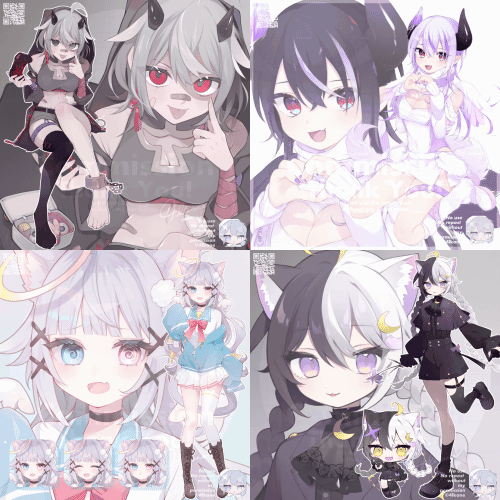 Super Deformed & Full-Body Illustrationの商品画像2枚目