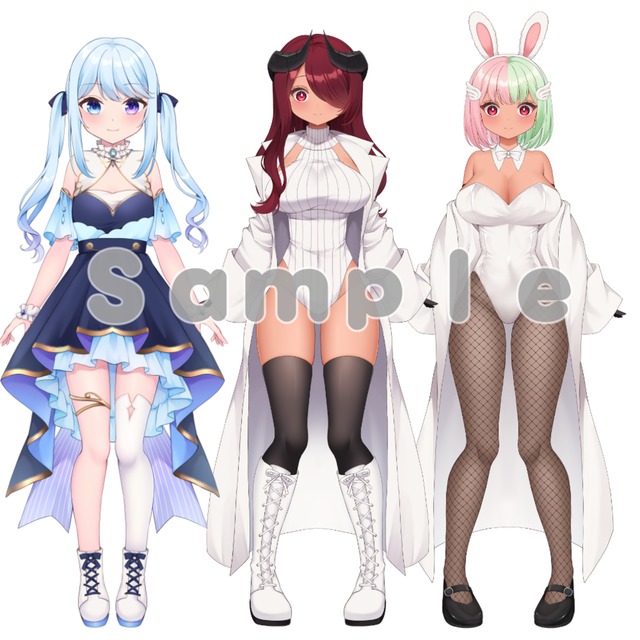 Image 3 of VTuber Character Illustration