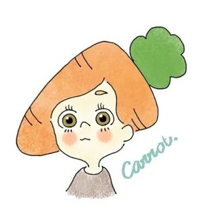 すきな食べ物で顔書きます