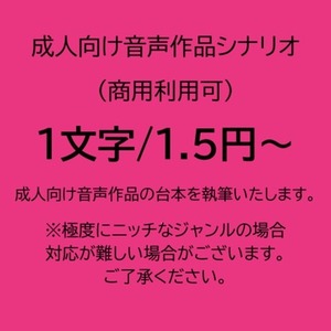 成人向け音声シナリオ