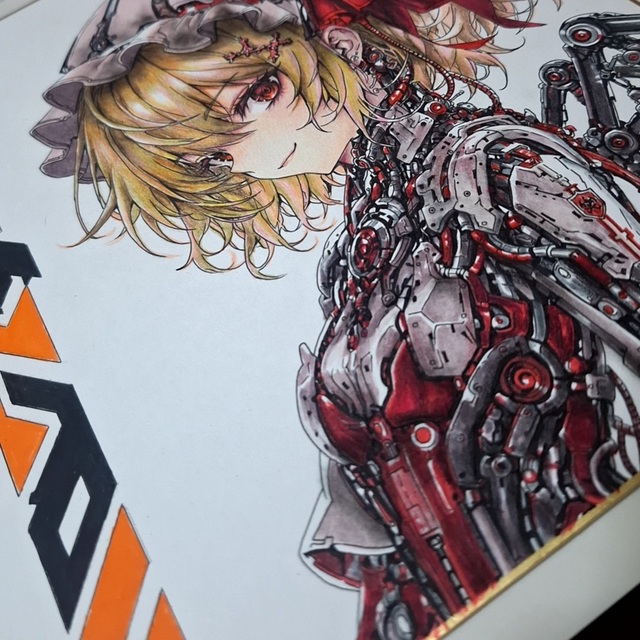 Hand-Drawn Android Shikishi Commissionの商品画像4枚目