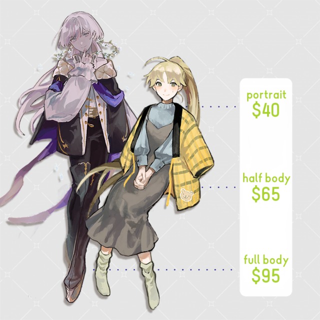 TRPG & OC Full Body Commissionの商品画像2枚目