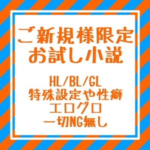【期間限定】ご新規様のみ！短編小説を執筆します！