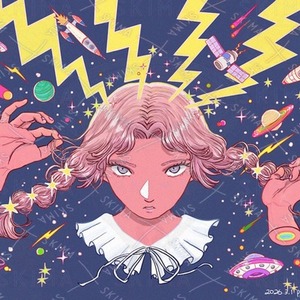 「ネオンポップな一枚絵｜歌ってみた・MV・ジャケットに」