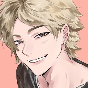 【納品最短翌日】男性のアップイラスト