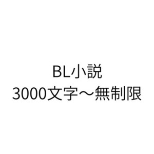BL限定 小説 文字数制限無し(3000文字〜無制限)