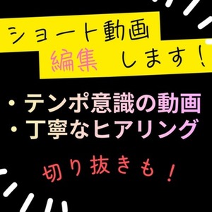 ショート動画・YouTube切り抜きを編集します
