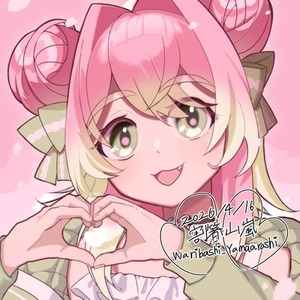 正方形キャンバスのキャラクターイラスト制作【商用利用可】