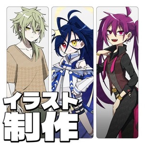 Vtuberさんの歌ってみた、TRPG、ゲーム、動画などのイラストを制作します！