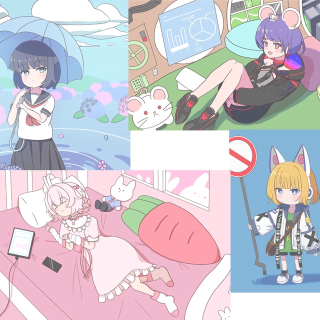 アイコン、ヘッダー、一枚絵依頼承ります