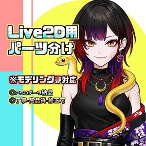 モデラーへ渡せるPSD◎Live2Dパーツ分けします