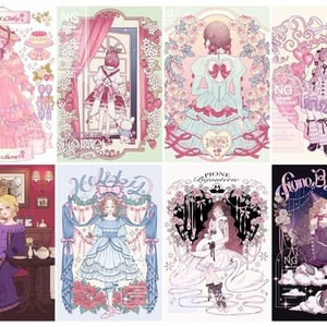 【商用・グッズ化◎】ロマンティックでクラシカルな世界を繊細な線画で描く一枚絵制作