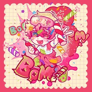 【商用利用込み】装飾つきミニキャライラスト