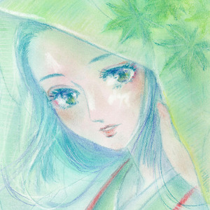 和服，日本髪アイコンを制作します