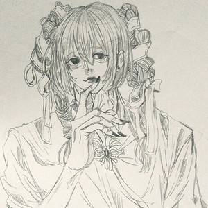 【シャーペン画】気だるげ・サブカル・ゴシックな中性男の娘イラスト描きます