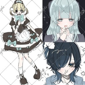 《簡易のみ》2000円で立ち絵、アイコンお描きします🌷