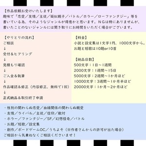 貴方の為の作品お書きます。