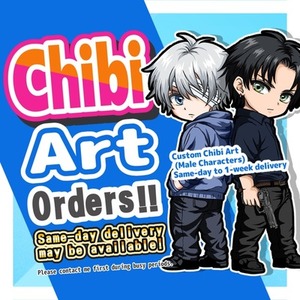 Custom Male Character Chibi Artの商品画像