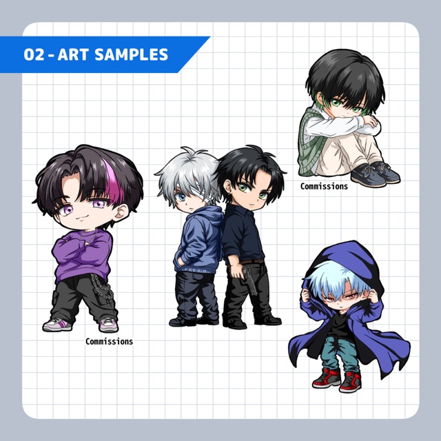 Custom Male Character Chibi Artの商品画像3枚目