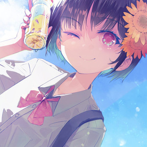 一枚絵イラスト