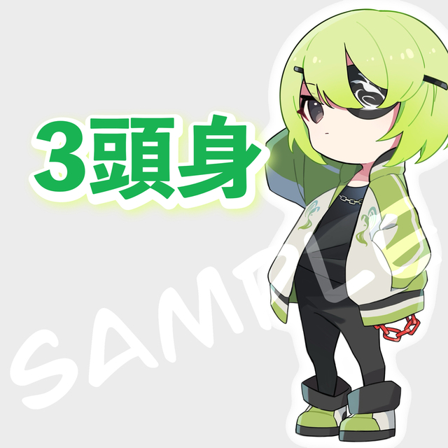 Image 3 of Cute and beautiful mini-character illustrations for international sales
