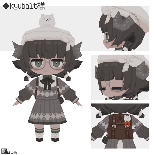 Low-Poly Character Modeling (3DVtuber)の商品画像3枚目