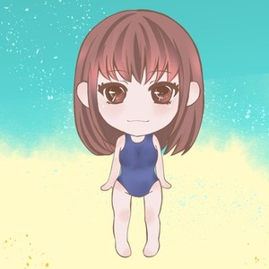1.水着の少女