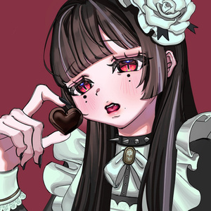 SNSアイコンなどに(&acute;｡✪&omega;✪｡ ` )厚塗り強みのイラスト！【ご依頼受付中】