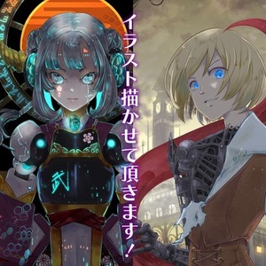 イラスト作製(TRPG用立ち絵・配信用・背景・SNSアイコン・一枚絵)承ります