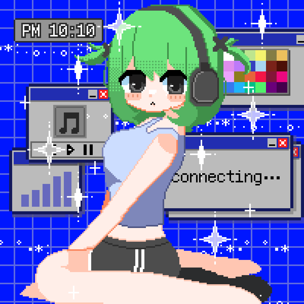 【3日納品可能】ドット絵イラスト一枚絵制作！Vtuber/配信/TRPGなど
