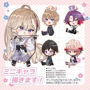 ミニキャラ描きます！（1.5等身、2等身、3等身）（小物、背景込み可）