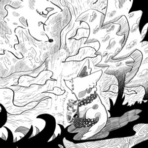挿絵など 白黒1枚絵を作成します。