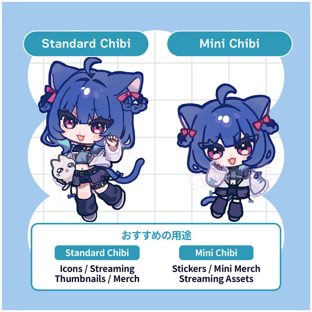 Custom Chibi Character | OCの商品画像2枚目