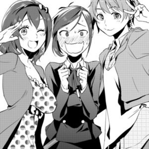 キャラクター全身【モノクロ】