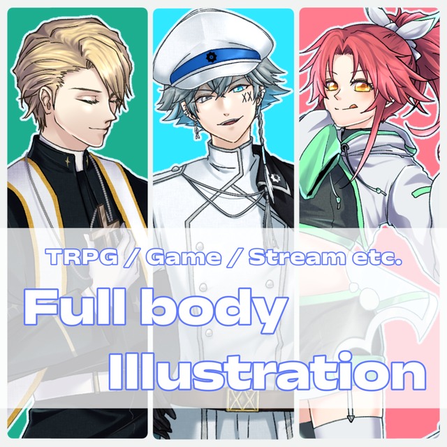 Image of Full-Body Sprite Illustration Commission