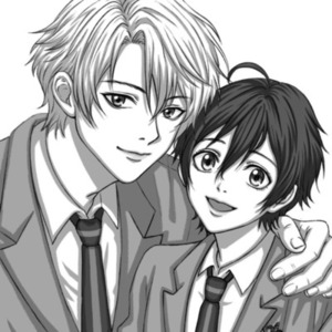 90〜00年代漫画風モノクロイラスト