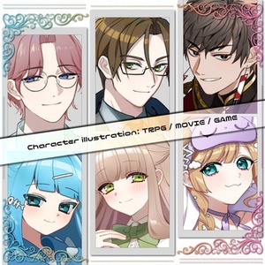 【最短翌日納品プラン】TRPG・ゲーム・立ち絵イラスト描きます