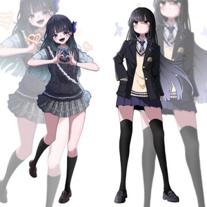 高校生イラスト（立ち絵）メイン