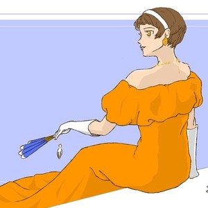 上品な女性イラスト