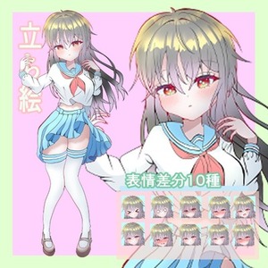 【配信/TRPG向け】パステル調の可愛い女の子★全身立ち絵制作します