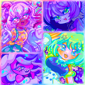 ポップでビビッドなイラストお描きします！