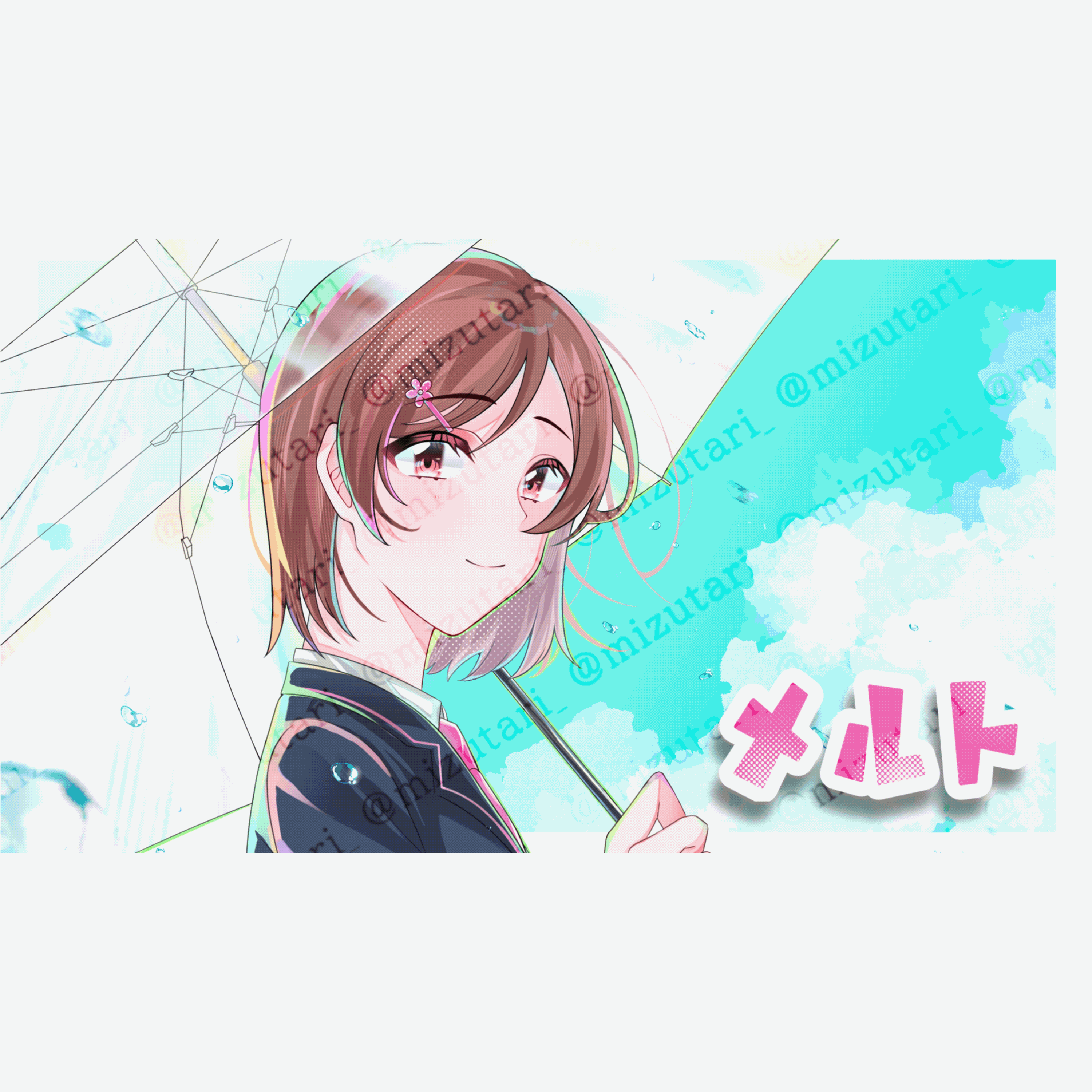 最短3日！3000円で歌ってみたサムネ･立ち絵描きます｜かわいい女の子イラスト