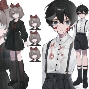 キャラクターデザイン＋全身立ち絵