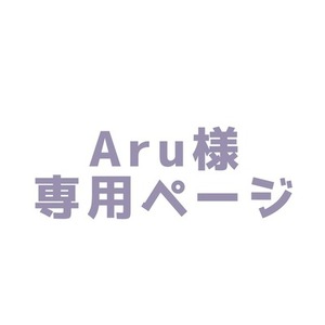 Aru様専用ページ