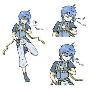 【TRPG立ち絵】半身用