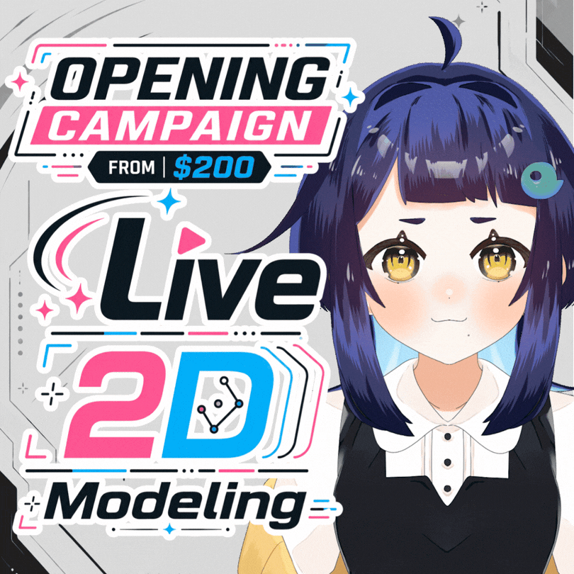 Image of Live2D VTuber Full-Body Rigging