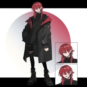 全身立ち絵を描きます！